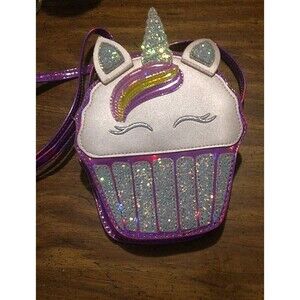 Unicorn Cupcake purse purple Barely Used